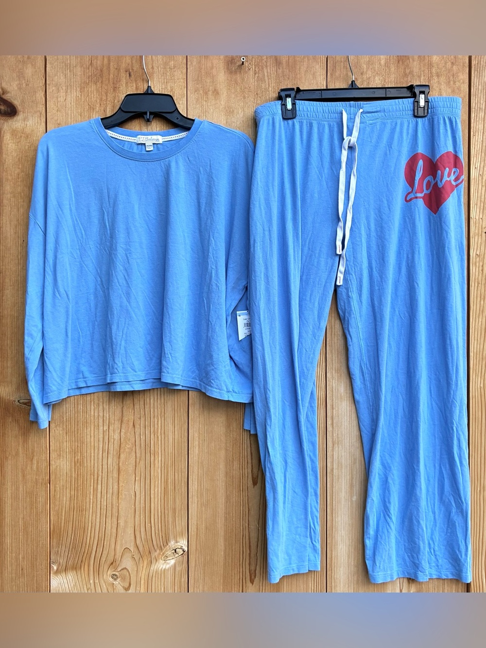 PJ Salvage NWOT Blue Pajama Set Sz XL